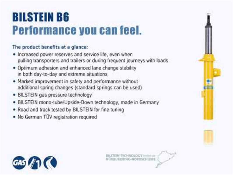 Bilstein B6 (HD) 46mm Front Monotube Shock Absorber