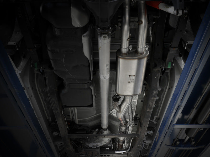 aFe Gemini XV 4in to Dual 3in 304 SS Cat-Back Exhaust w/ Cutout 19-21 GM Silverado/Sierra V8-6.2L