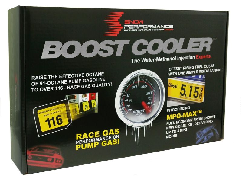 Snow Performance Stg 3 Boost Cooler EFI 2D MAP Prog. Water Injection Kit (SS Braided Line &amp; 4AN)