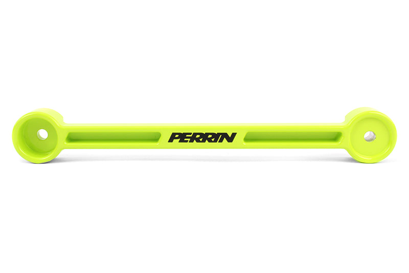 Perrin 93-22 Impreza/02-22 WRX/04-21 STI/13-20 &amp; 2022 BRZ/2022 GR86 Battery Tie Down - Neon Yellow