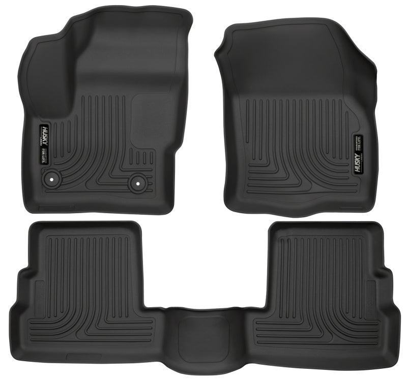 Husky Liners 2015 Lincoln MKC WeatherBeater Black Front &amp; Second Seat Floor Liner