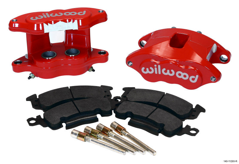 Wilwood D52 Rear Caliper Kit - Red 1.25 / 1.25in Piston 1.04in Rotor