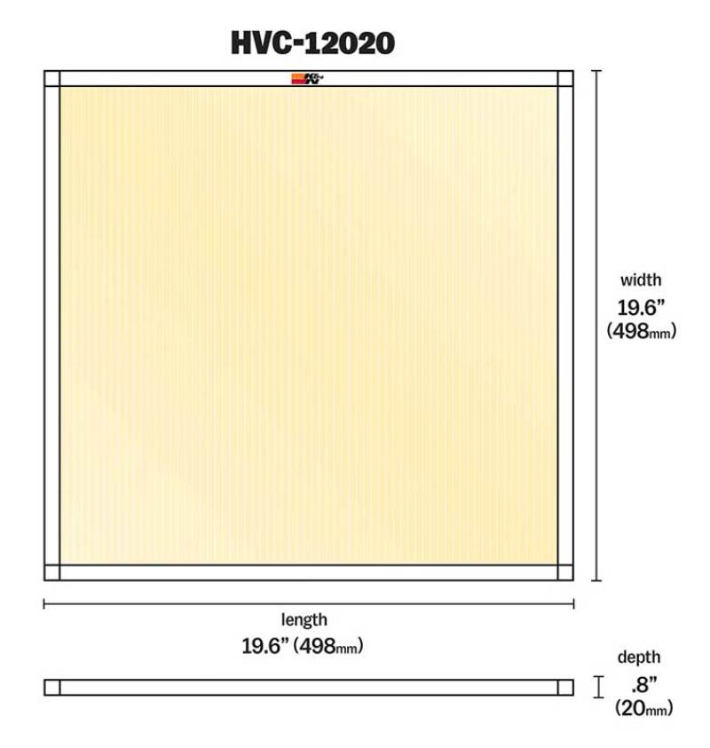 K&amp;N HVAC Filter - 20 x 20 x 1