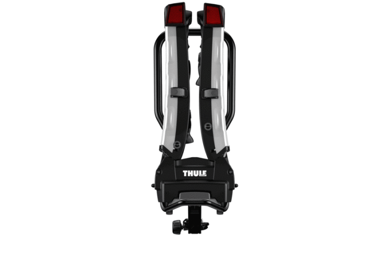 Thule EasyFold XT 2 - Fully Foldable Platform Hitch Bike Rack (Up to 2 Bikes) - Black/Silver