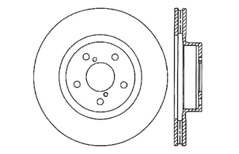 StopTech Slotted &amp; Drilled Sport Brake Rotor