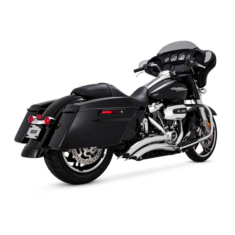 Vance &amp; Hines HD Dresser 17-22 Big Radius 2-2 Chrome PCX Full System Exhaust