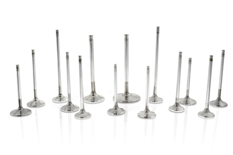 Ferrea Acura K20 30mm 5.45mm 109.15mm 22 Deg Flo Stock Flat Head 5000 Series Exhaust Valve- Set of 8