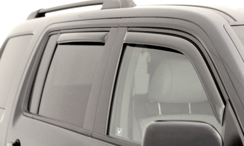 AVS 01-07 Toyota Highlander Ventvisor In-Channel Front &amp; Rear Window Deflectors 4pc - Smoke