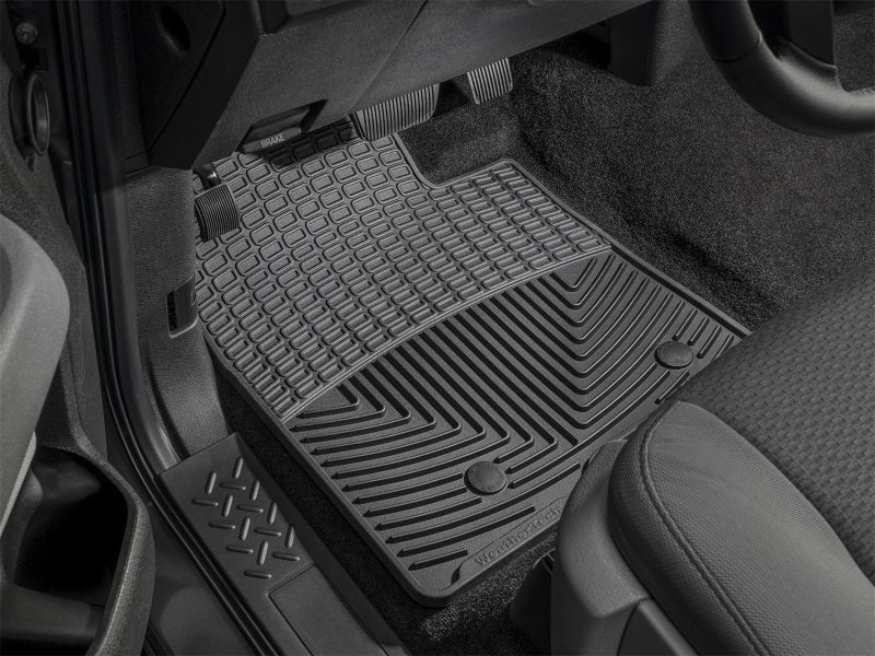 WeatherTech 07+ Volvo S80 Front Rubber Mats - Black