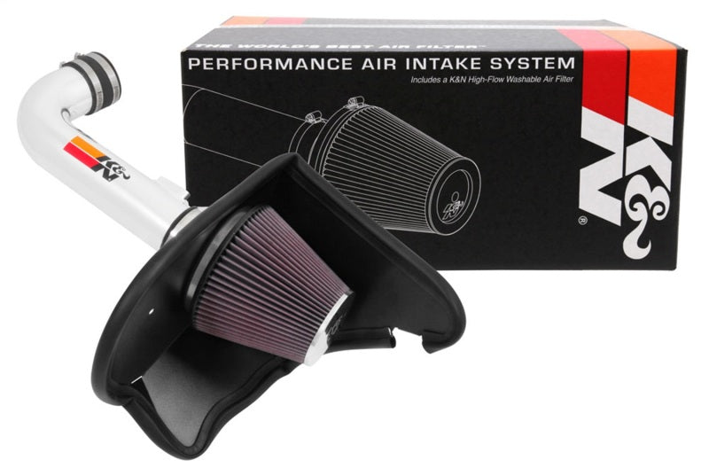 K&amp;N 16-17 Chevy Camaro 3.6L Silver Typhoon Short Ram Intake