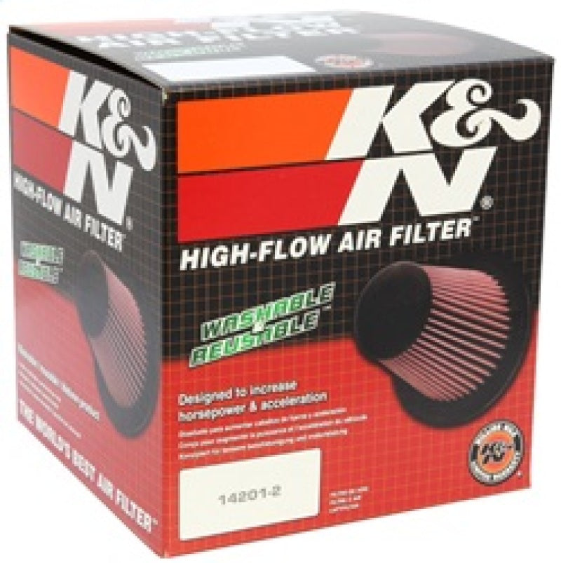 K&amp;N Universal Clamp-On Air Filter 6in FLG / 7-1/2in B / 5in T / 6-1/2in H