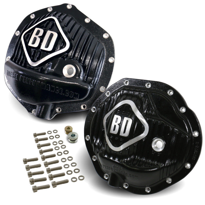 BD Diesel Differential Cover Pack Front &amp; Rear - 03-13 Dodge 2500 /03-12 3500