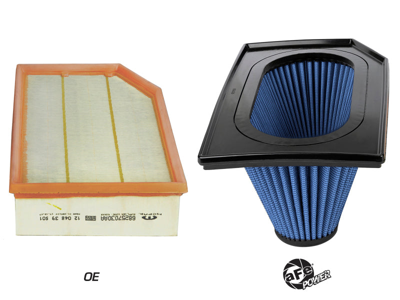 aFe Magnum FLOW PRO 5R Inverted Air Filter 18-19 Jeep Wrangler (JL) I4-2.0L(t) / V6-3.6