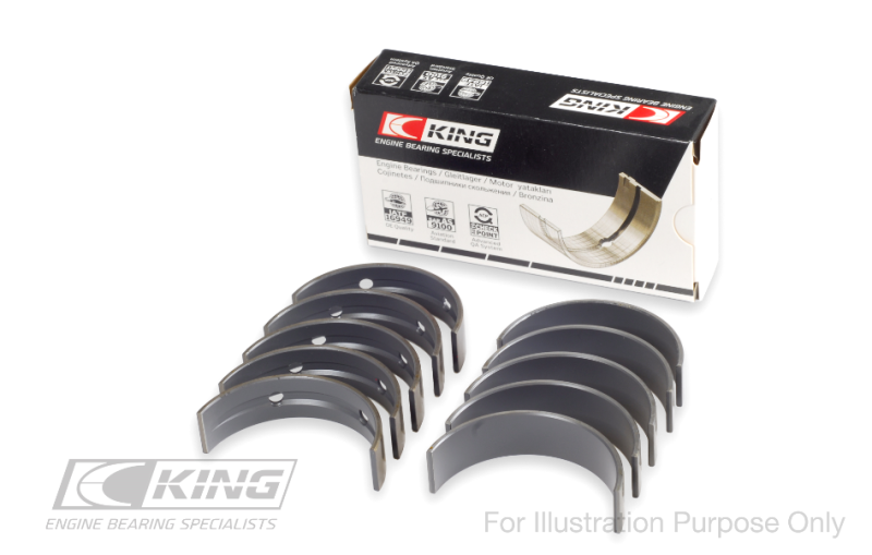 King Ford 302 CID Coyote (Size STD) Performance Coated Main Bearing Set