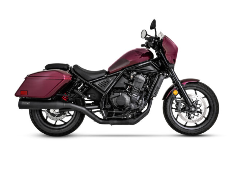 Vance &amp; Hines HONDA Hondada 17-20 Rebel S/O Black Slip-On Exhaust