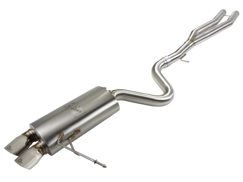 aFe MACHForce Exhaust Cat-Back SS-304 w/ Polished Tips 07-13 BMW 328i (E92/93) L6 3.0L Non-Turbo