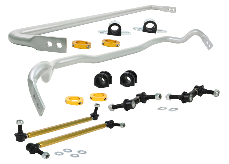 Whiteline 10-14 Hyundai Genesis Coupe 2.0T / 2.0T Premium Front &amp; Rear Sway Bar Kit