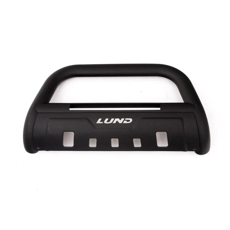 Lund 19-22 Chevrolet Silverado 1500 (Excl. 2019 LD) Bull Bar w/ Light &amp; Wiring-Blk - Black