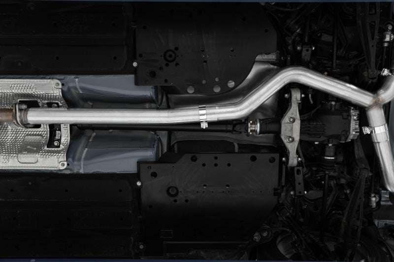 MBRP 2022+ Subaru WRX 3in Cat-Back Dual Split Rear Quad Carbon Fiber Tips Street Profile Exhaust