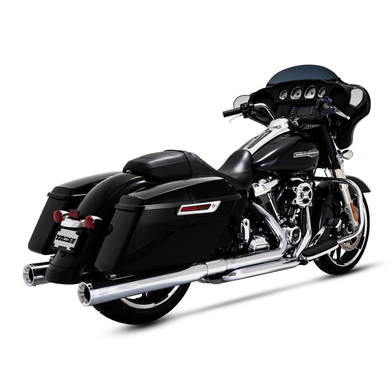 Vance &amp; Hines HD Dresser Duals 17-22 HDr/Heatshield PCX Header Exhaust