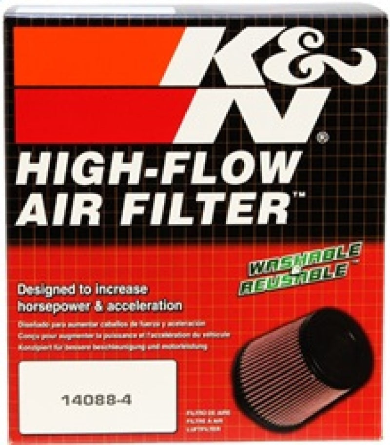 K&amp;N Filter Universal Rubber Filter 5in Flange 6.5in Base 4.5in Top 5.5in Height