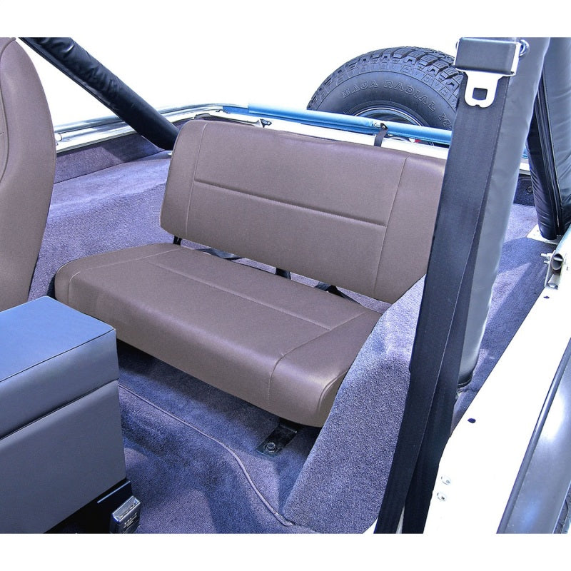 Rugged Ridge Standard Rear Seat Gray 55-95 Jeep CJ / Jeep Wrangler