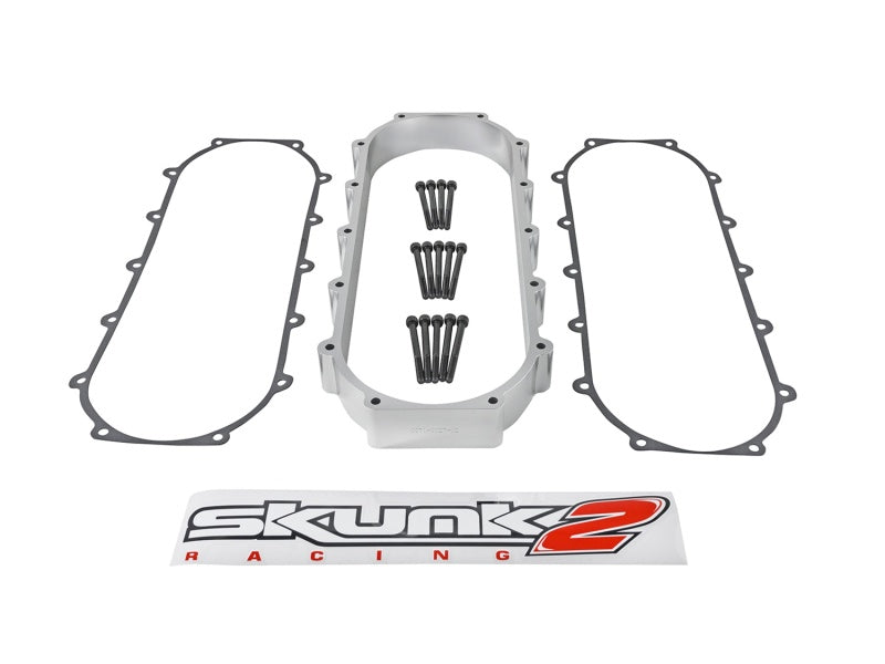 Skunk2 Ultra Series Honda/Acura Silver RACE Intake Manifold 2 Liter Spacer (Inc Gasket &amp; Hardware)