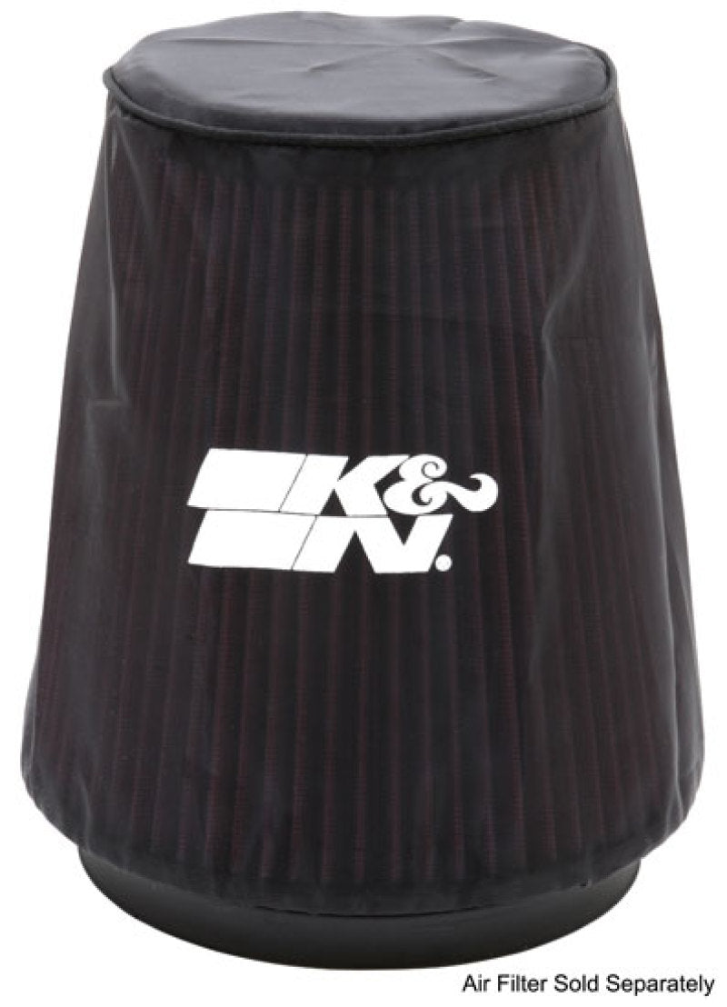 K&amp;N Universal P Dry charger Round Tapered Air Filter Wrap Black