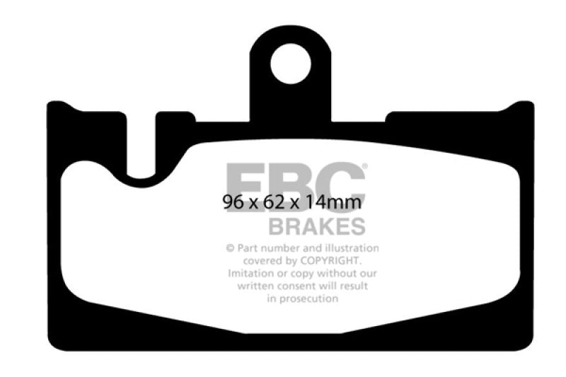 EBC 01-06 Lexus LS430 4.3 Yellowstuff Rear Brake Pads