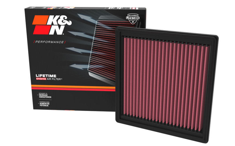 K&amp;N 22-23 Toyota Land Cruiser 3.5L V6/4.0L V8 Replacement Drop In Air Filter