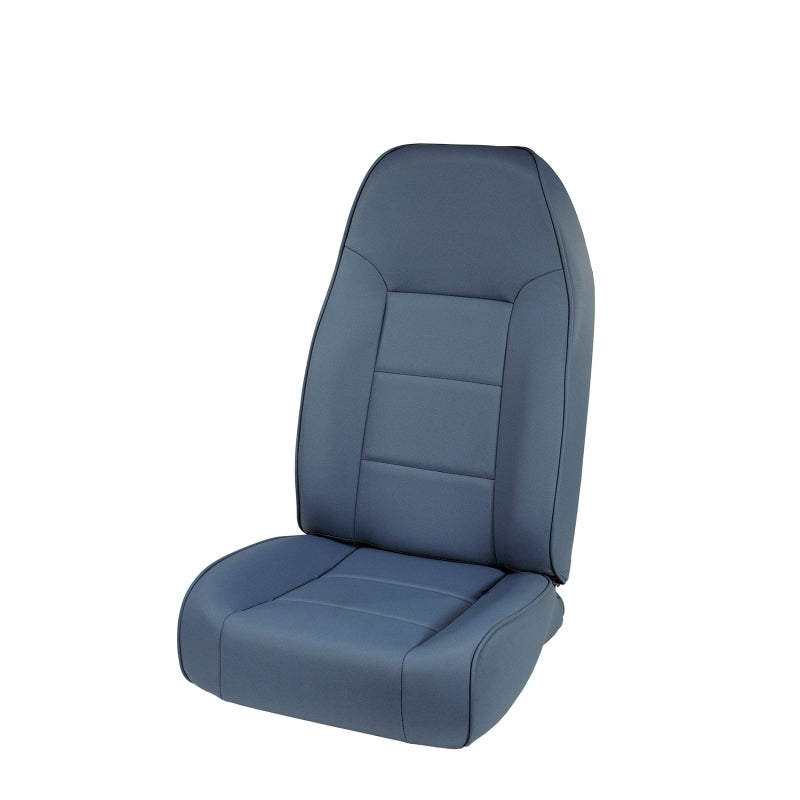 Rugged Ridge High-Back Front Seat Non-Recline Blue 76-02 CJ&amp;Wrang