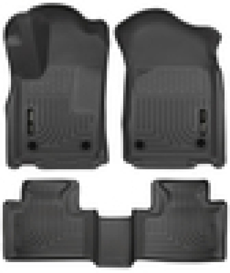 Husky Liners 16-22 Dodge Durango Weatherbeater Black Front &amp; 2nd Seat Floor Liners