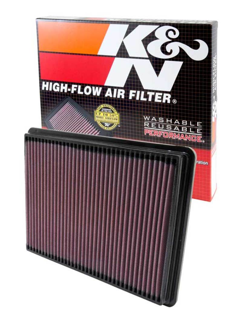 K&amp;N 99-08 Pontiac / 00-05 Chevy / 99-05 Buick Drop In Air Filter