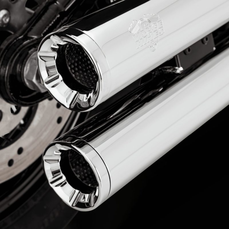 Vance &amp; Hines HD Softail 18-22 Eliminator S/OS Chrome Slip-On Exhaust