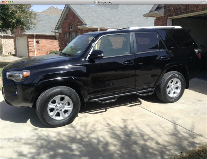 N-Fab Nerf Step 14-18 Toyota 4 Runner (Does Not Fit Limited) SUV 4 Door - Tex. Black - W2W - 2in