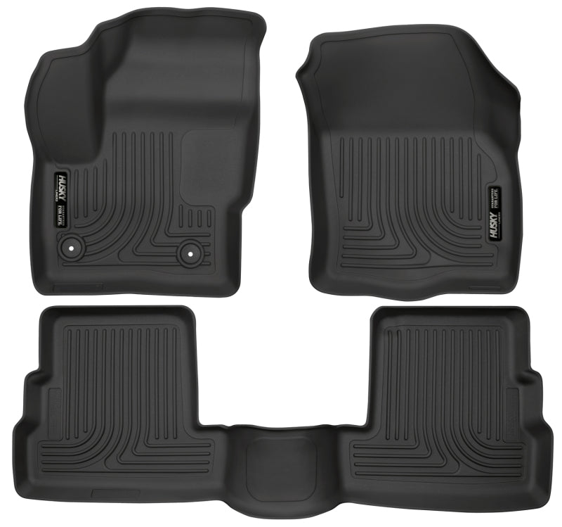 Husky Liners 2015 Lincoln MKC WeatherBeater Black Front &amp; Second Seat Floor Liner