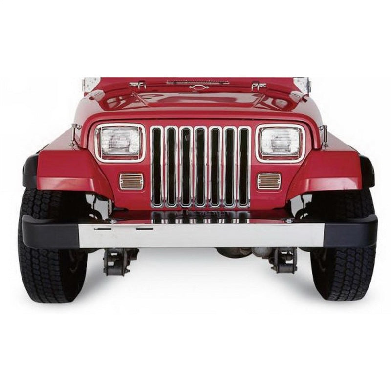 Rampage 1997-2006 Jeep Wrangler(TJ) Grille Inserts - Chrome