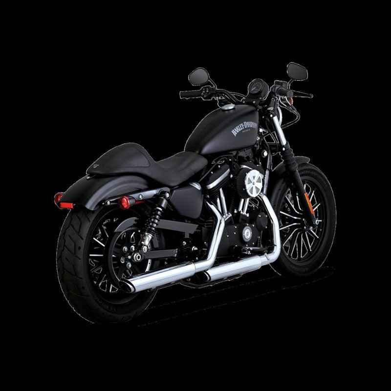 Vance &amp; Hines HD Sportster 14-22 Twin Slash 3In PCX Slip-On Exhaust