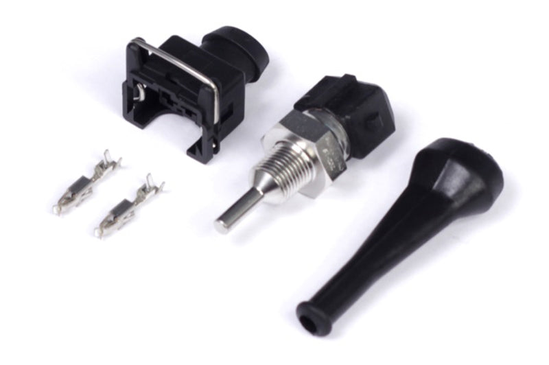 Haltech Oil Temperature Sensor High Range 150 Deg C 1/8 NPT Thread (Incl Bosch EV1 Plug &amp; Pins)