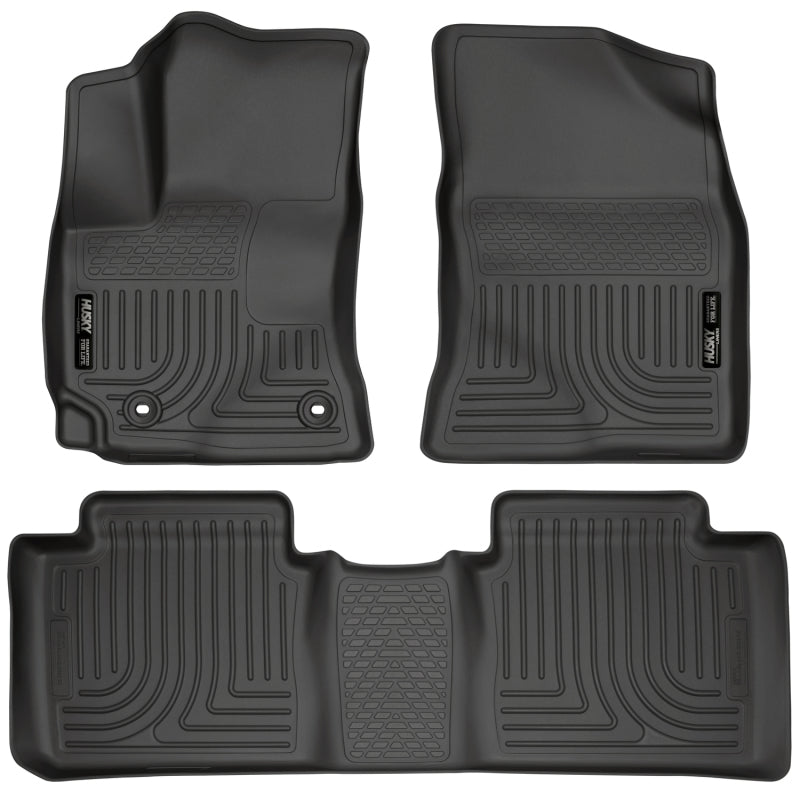 Husky Liners 15 Toyota Corolla Weatherbeater Black Front &amp; 2nd Seat Floor Liners