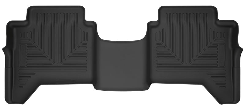Husky Liners 2019 Ford Ranger SuperCrew Cab X-Act Contour Black Floor Liners (2nd Row)