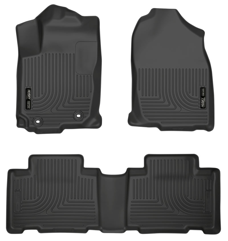 Husky Liners 13 Toyota RAV4 Weatherbeater Black Front &amp; 2nd Seat Floor Liners