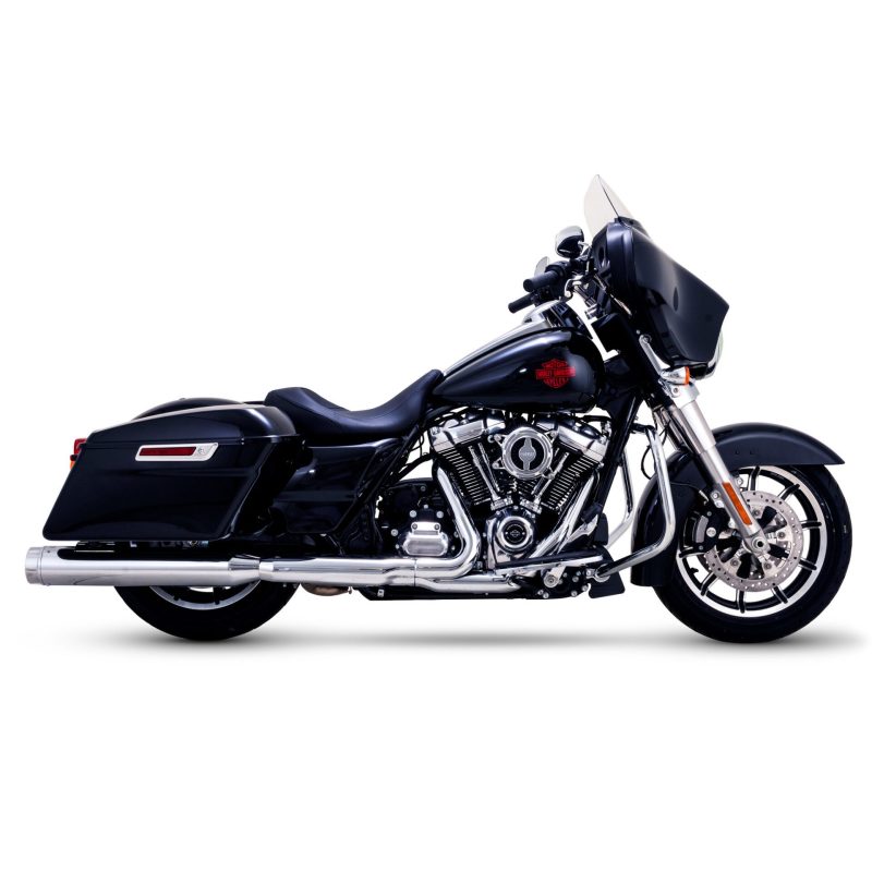 Vance &amp; Hines HD Touring 95-16 Torquer 450 Chrome Slip-On Exhaust