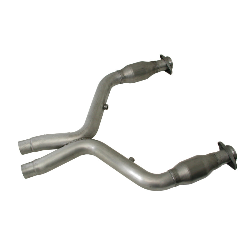 BBK 11-14 Mustang 5.0 Short Mid X Pipe With Catalytic Converters 3.0 For BBK Long Tube Headers