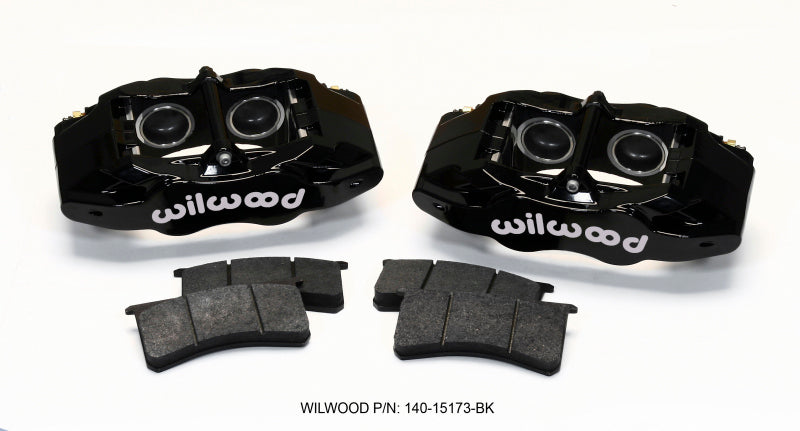 Wilwood SLC56 Front Caliper Kit Black Corvette All C5 / Base C6 1997-2013