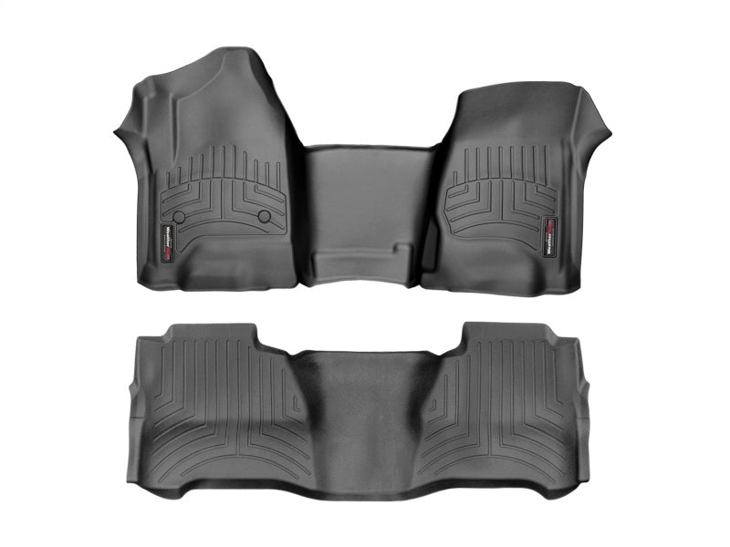 WeatherTech 19+ Kia Forte Sedan Front &amp; Rear FloorLiner - Black