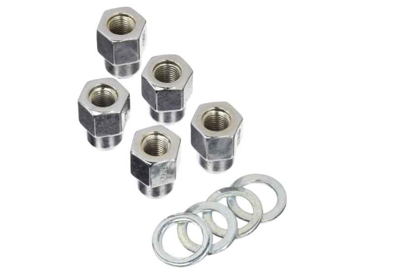 Weld Open End Lug Nuts w/Centered Washers 12mm x 1.5 - 5pk