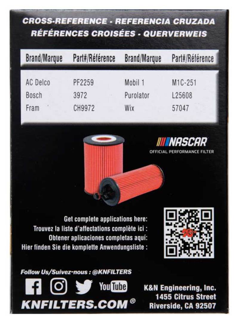 K&amp;N Toyota / Lexus / Scion 2.75in OD x 2.64in H Oil Filter