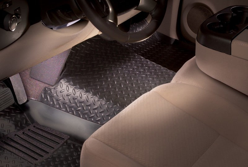 Husky Liners 00-05 Ford F-250-F-550 HD Classic Style Center Hump Black Floor Liner (Auto Trans.)