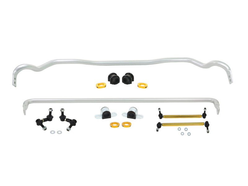 Whiteline 10-14 Hyundai Genesis Coupe 2.0T / 2.0T Premium Front &amp; Rear Sway Bar Kit